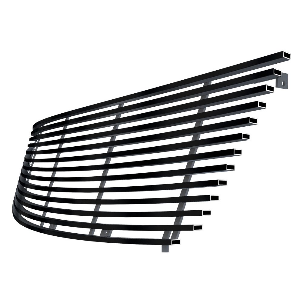Fits 2005-2009 Cadillac SRX Main Upper Black Stainless Steel Billet Grille