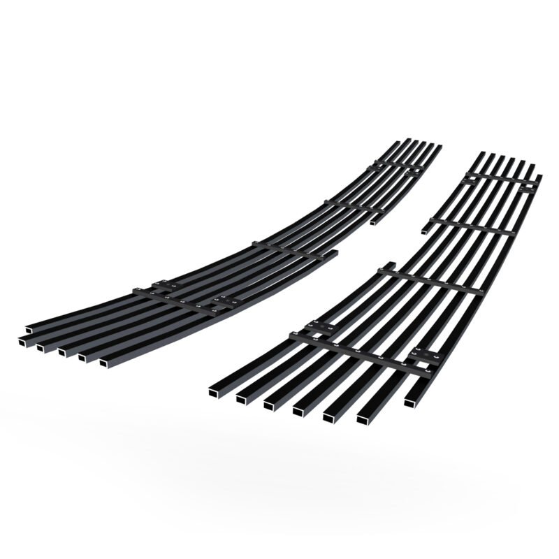 Fits 2001-2006 Chevy Avalanche With Body Cladding Main Upper Black Stainless Steel Billet Grille - Image 2