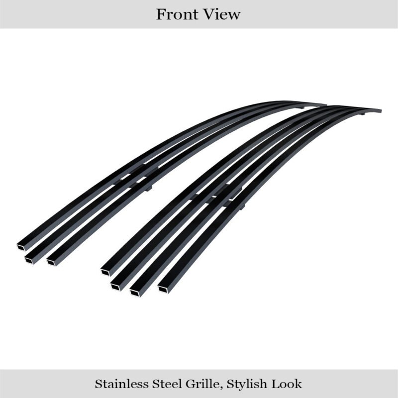 Fits 1998-2005 Chevy Blazer Criss Cross /1998-2004 Chevy S-10 Criss Cross Main Upper Black Stainless Steel Billet Grille