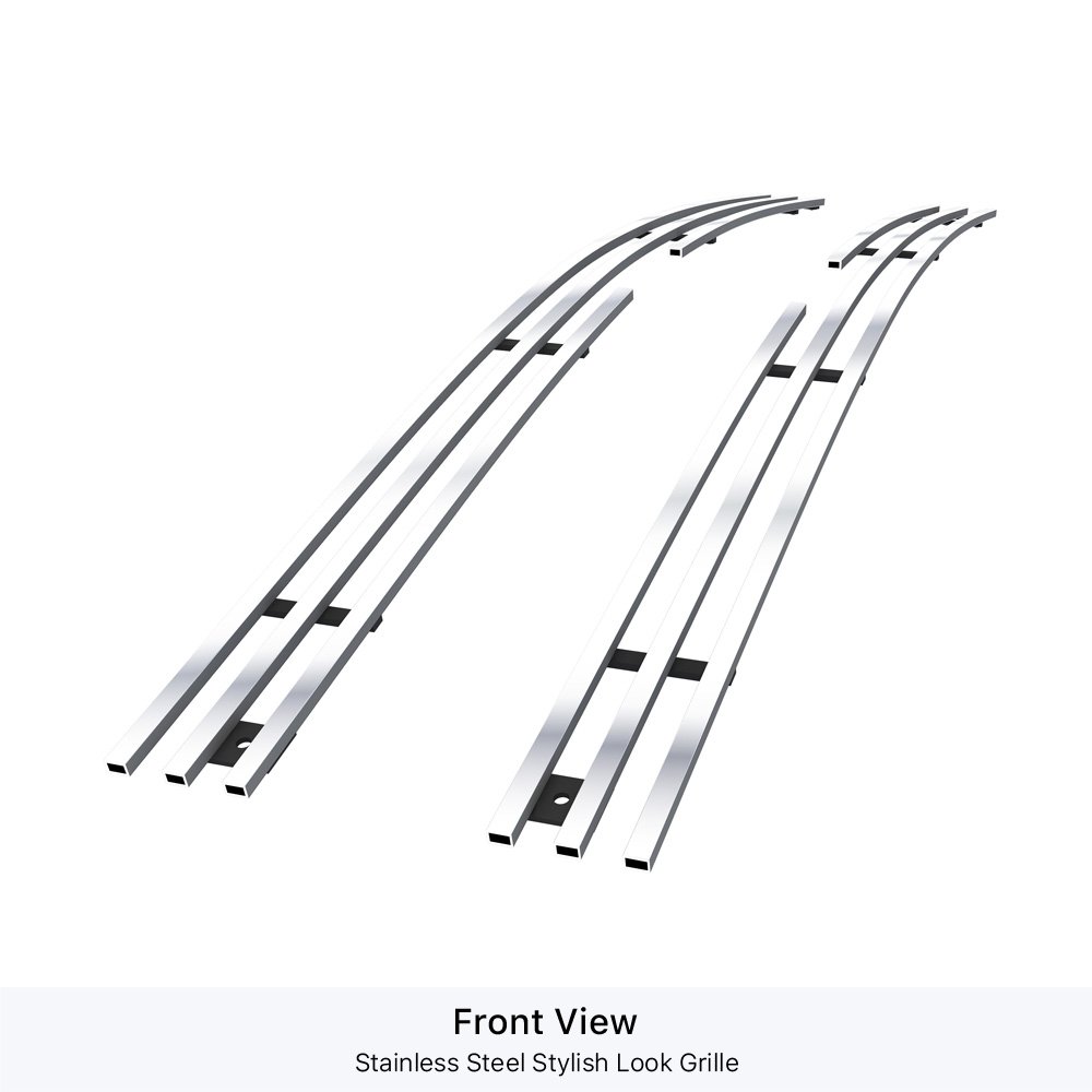 Fits 1994-1997 Chevy S-10 /1994-1997 Chevy S-10 Blazer Fit 2 Door Only Main Upper Stainless Steel Billet Grille