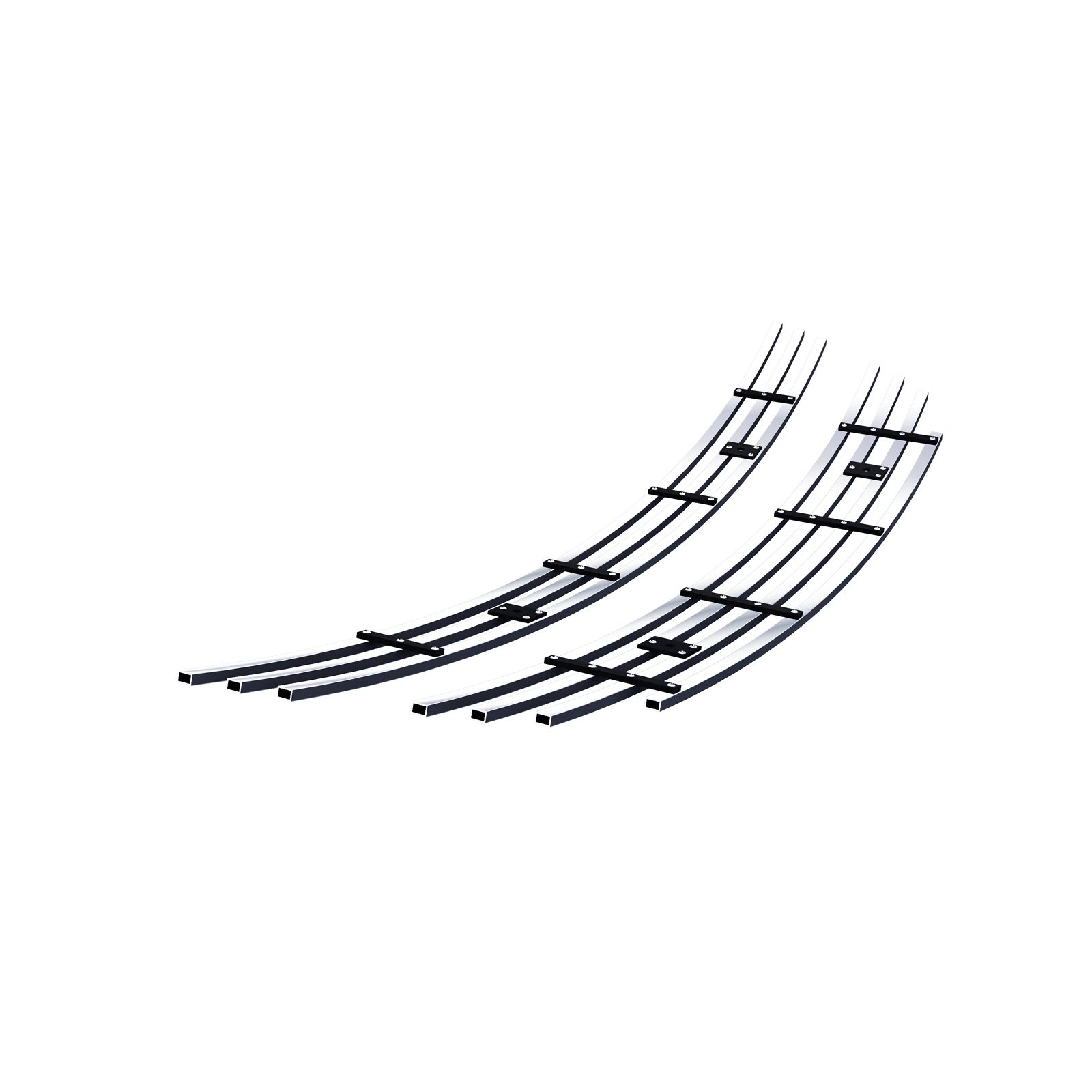 Fits 2005-2010 Chevy Cobalt Main Upper Stainless Steel Billet Grille - Image 2
