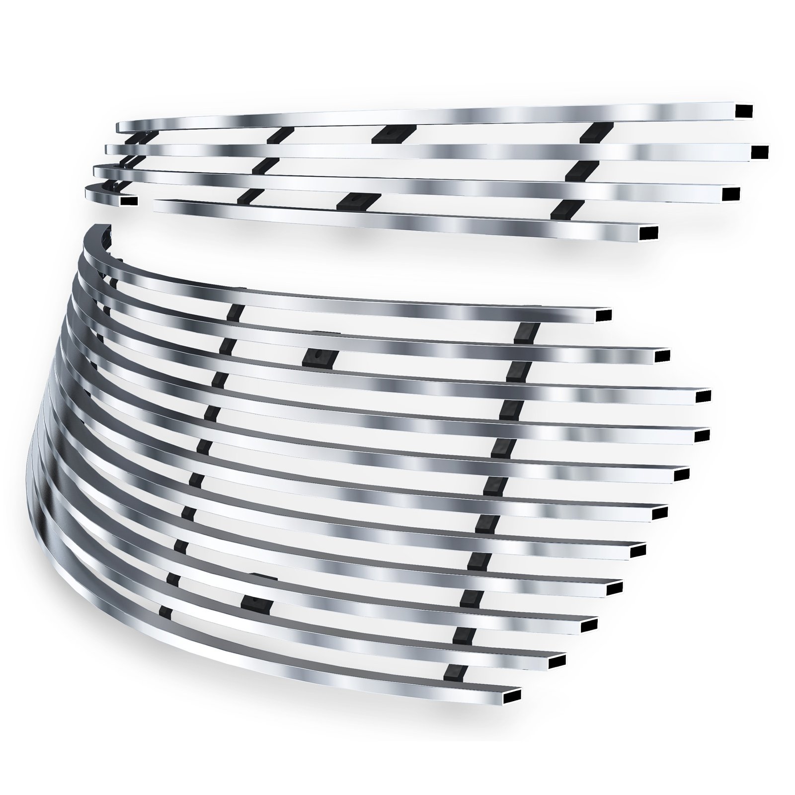 Fits 2015-2015 Chevy Cruze Main Upper Stainless Steel Billet Grille