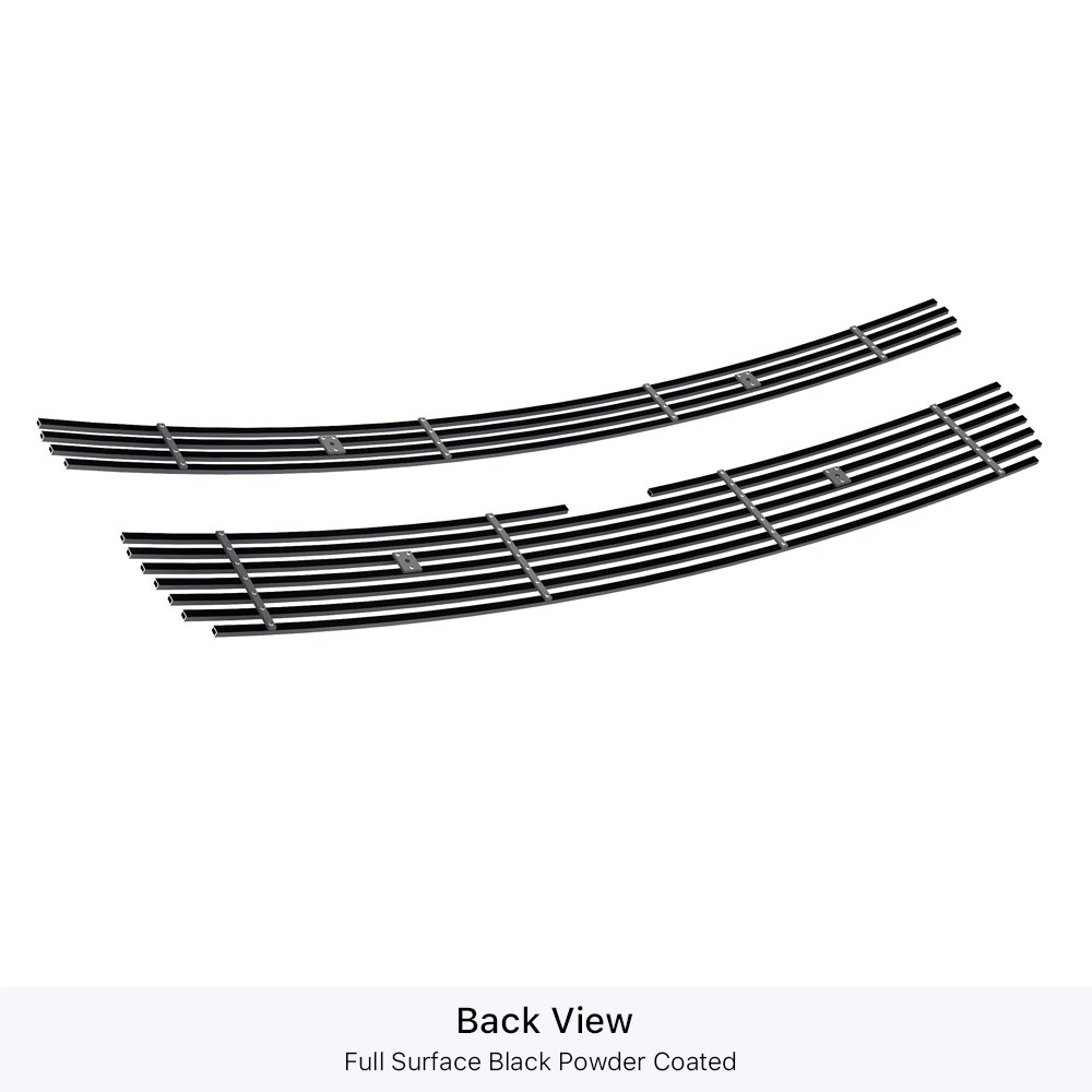Fits 2007-2014 Chevy Avalanche /2007-2014 Chevy Suburban /2007-2014 Chevy Tahoe Not For Hybrid Main Upper Black Stainless Steel Billet Grille - Image 2
