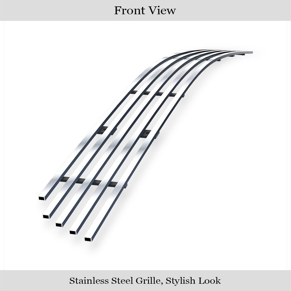 Fits 2010-2013 Chevy Camaro LT V6/2010-2013 Chevy Camaro LS V6 Lower Bumper Stainless Steel Billet Grille