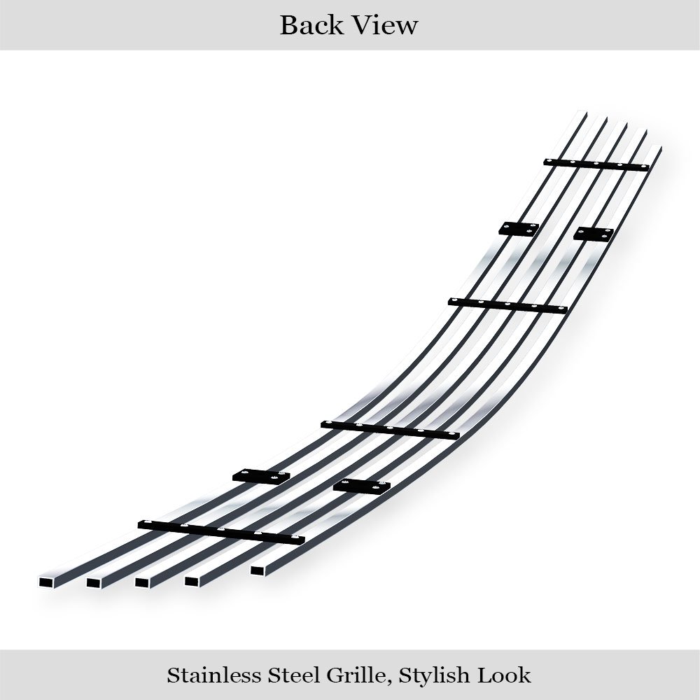 Fits 2010-2013 Chevy Camaro LT V6/2010-2013 Chevy Camaro LS V6 Lower Bumper Stainless Steel Billet Grille - Image 2