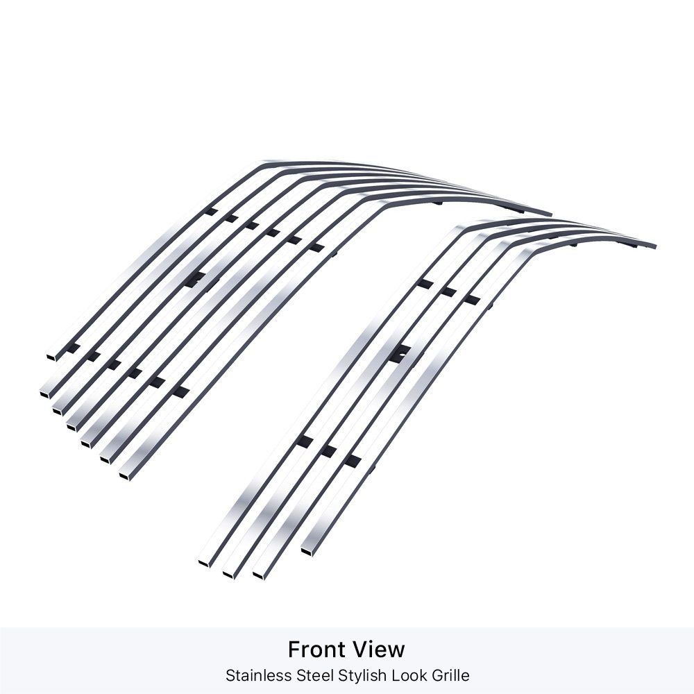 Fits 2010-2015 Chevy Equinox (2012-2015 Model Need Drilling) Main Upper Stainless Steel Billet Grille