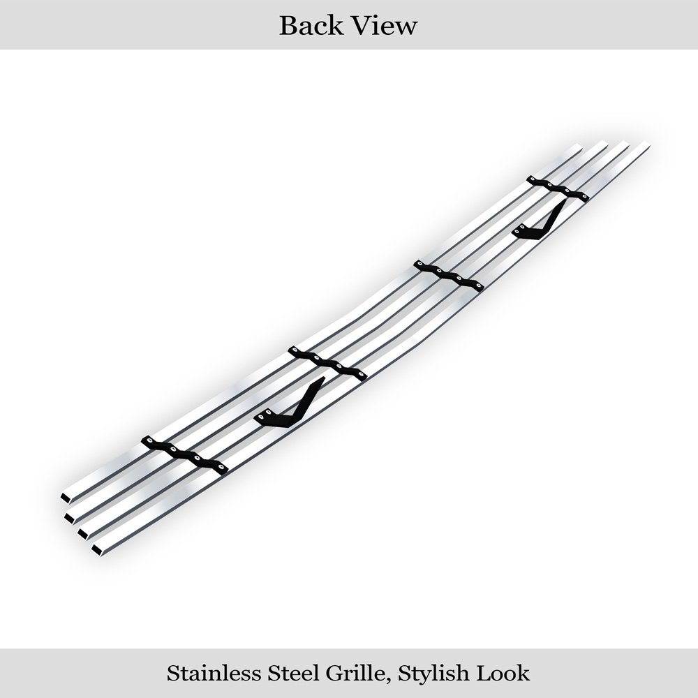 Fits 2010-2015 Chevy Equinox Lower Bumper Stainless Steel Billet Grille - Image 2