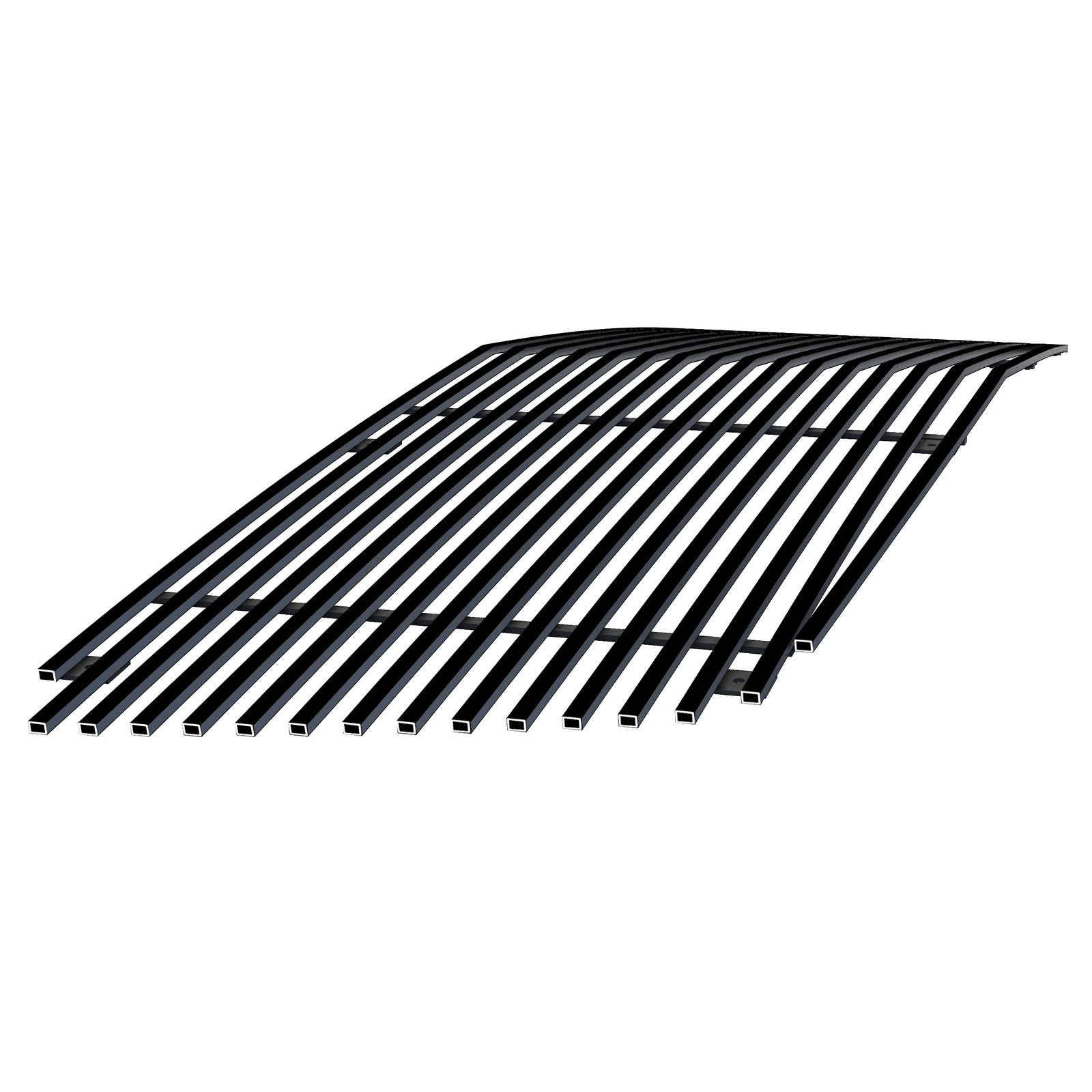 Fits 2007-2013 Chevy Avalanche /2007-2014 Chevy Suburban /2007-2014 Chevy Tahoe Not For Hybrid Main Upper Black Stainless Steel Billet Grille