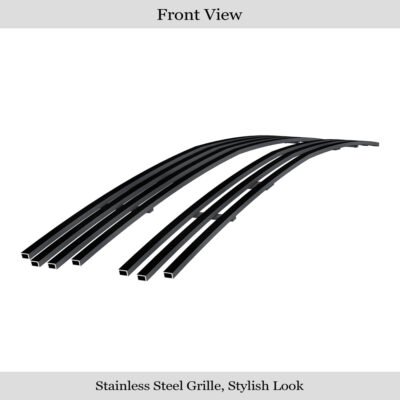 Fits 1998-2005 Chevy Blazer Criss Cross /1998-2004 Chevy S-10 Criss Cross Main Upper Black Stainless Steel Billet Grille