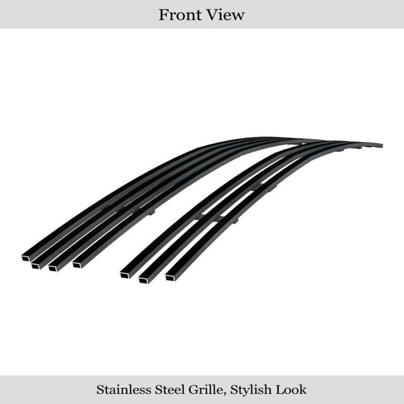 Fits 1998-2005 Chevy Blazer Criss Cross /1998-2004 Chevy S-10 Criss Cross Main Upper Black Stainless Steel Billet Grille