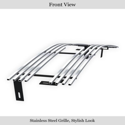Fits 1998-2005 Chevy Blazer Horizontal Bar/1998-2004 Chevy S-10 Horizontal Bar Main Upper Stainless Steel Billet Grille