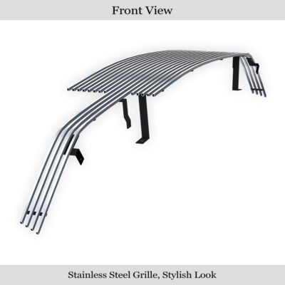 Fits 1998-2004 Chevy S-10 ( Full Face)/1998-2004 Chevy Blazer ( Full Face) Main Upper Stainless Steel Billet Grille