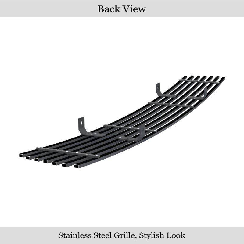 Fits 1991-1996 Chevy Caprice Main Upper Black Stainless Steel Billet Grille - Image 2