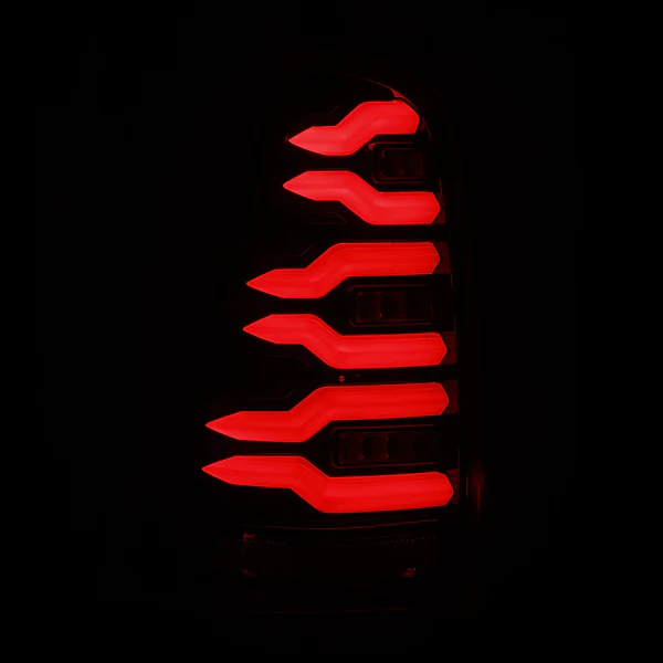 Fits 03-09 Toyota 4Runner LUXX-Series LED Tail Lights Alpha-Black - Image 9