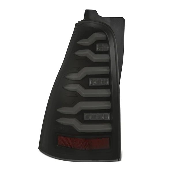 Fits 03-09 Toyota 4Runner LUXX-Series LED Tail Lights Black - Image 2