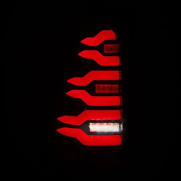Fits 03-09 Toyota 4Runner LUXX-Series LED Tail Lights Black Red - Image 5