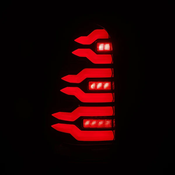 Fits 03-09 Toyota 4Runner LUXX-Series LED Tail Lights Black Red - Image 3