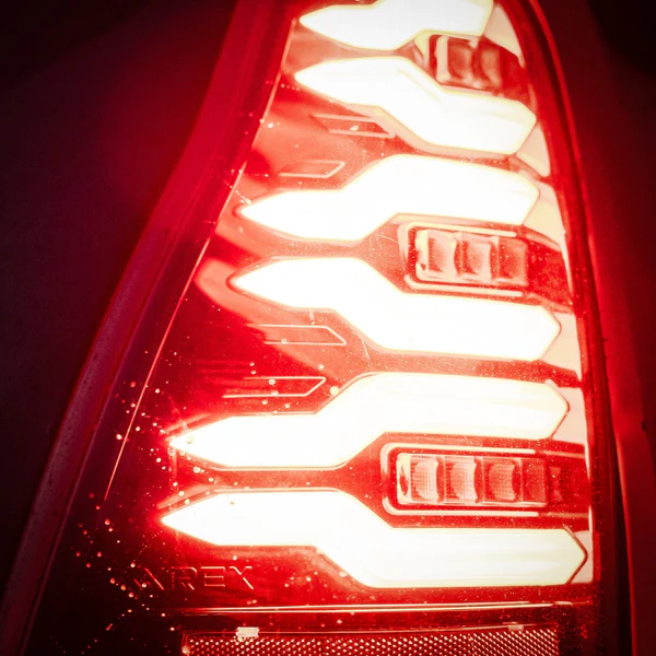 Fits 03-09 Toyota 4Runner LUXX-Series LED Tail Lights Black Red - Image 10