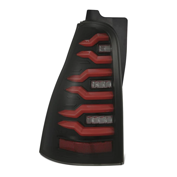Fits 03-09 Toyota 4Runner LUXX-Series LED Tail Lights Black Red - Image 8