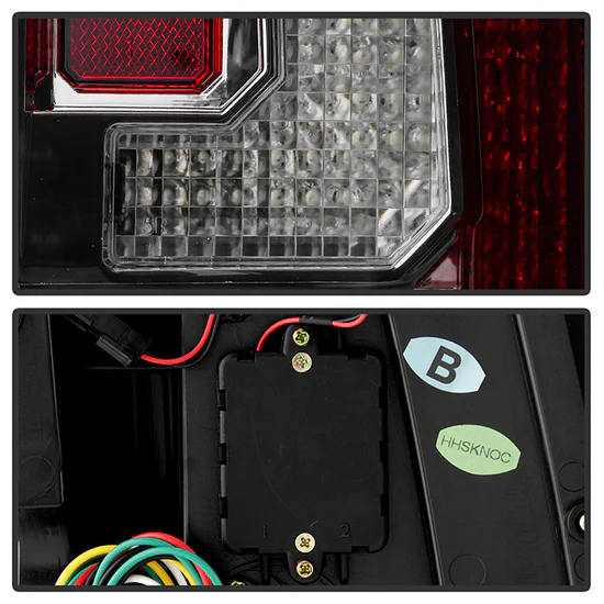 Fits Chevy Suburban/Tahoe 07-14 / GMC Yukon/Yukon Denali 07-14 ( 08-13 excluding Hybrid Models ) Version 2 - Light Bar LED Tail Lights - Black Smoke - Image 7