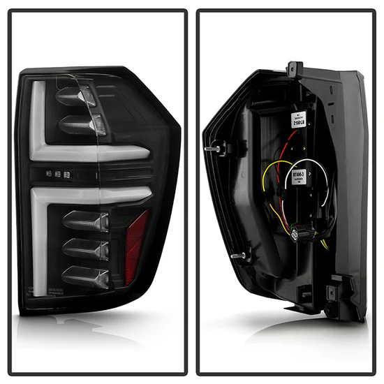 Fits ( Spyder ) Chevy Tahoe / Suburban 2021 - 2023 Halgen Model Only ( Not Compatible With Factory LED Model ) LED Tail Lights - Greeting Lights - LED White Light Bar Parking Light - Black - Image 9