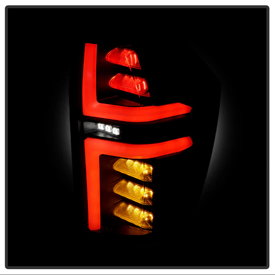 Fits ( Spyder ) Chevy Tahoe / Suburban 2021 - 2023 Halgen Model Only ( Not Compatible With Factory LED Model ) LED Tail Lights - Greeting Lights - LED White Light Bar Parking Light - Black - Image 5