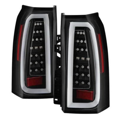 Fits ( Spyder ) Chevy Tahoe / Suburban 15-20 light bar LED Tail Lights - Black