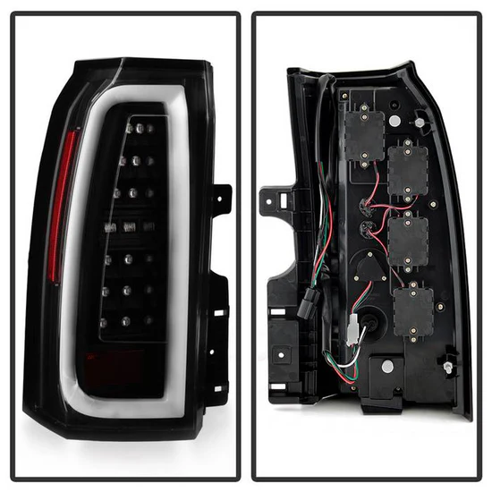 Fits ( Spyder ) Chevy Tahoe / Suburban 15-20 light bar LED Tail Lights - Black - Image 8
