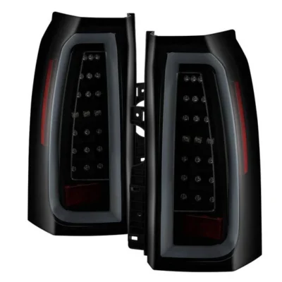 Fits ( Spyder ) Chevy Tahoe / Suburban 15-20 light bar LED Tail Lights - Black Smoke