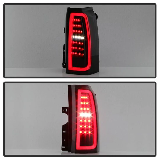 Fits ( Spyder ) Chevy Tahoe / Suburban 15-20 light bar LED Tail Lights - Black Smoke - Image 2