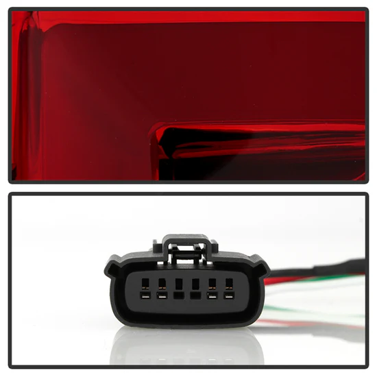 Fits ( Spyder ) Chevy Tahoe / Suburban 15-20 light bar LED Tail Lights - Red Clear - Image 8