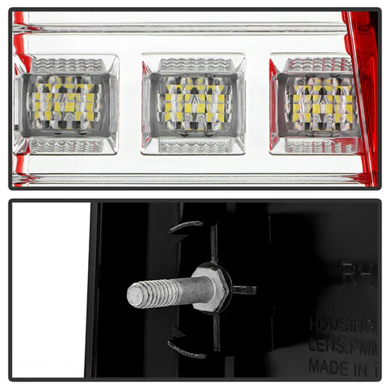 Fits ( Spyder ) Chevy Tahoe / Suburban 15-20 light bar LED Tail Lights - Red Clear - Image 6