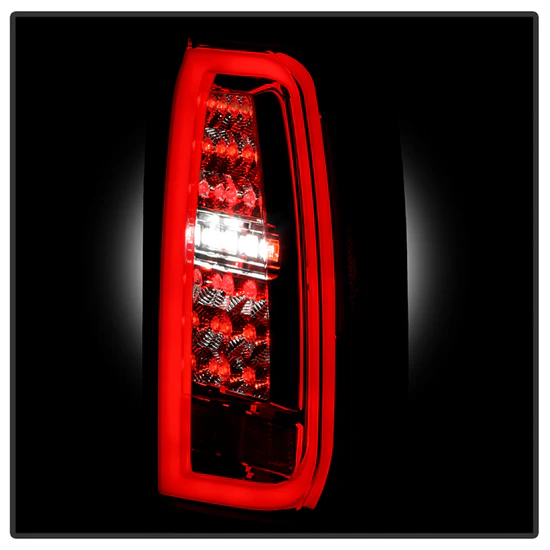 Fits ( Spyder ) Chevy Tahoe / Suburban 15-20 light bar LED Tail Lights - Red Clear - Image 5