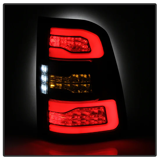 Fits ( Spyder ) Dodge Ram 1500 2019-2020 Halogen Model ( Do Not Fit Factory LED Model ) LED Tail Light - Sequential Turn Signal - Black - Image 4