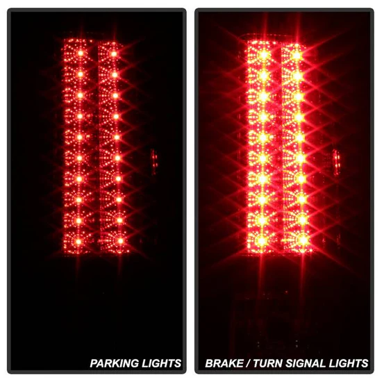 Fits GMC Sierra 1500 07-13 2500HD/3500HD 07-14 (does not fit 3500HD Dually Models) LED Tail Lights - Chrome - Image 2