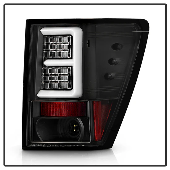 Fits ( Spyder ) Jeep Grand Cherokee 07-10 Light Bar LED Tail Lights - Black - Image 8