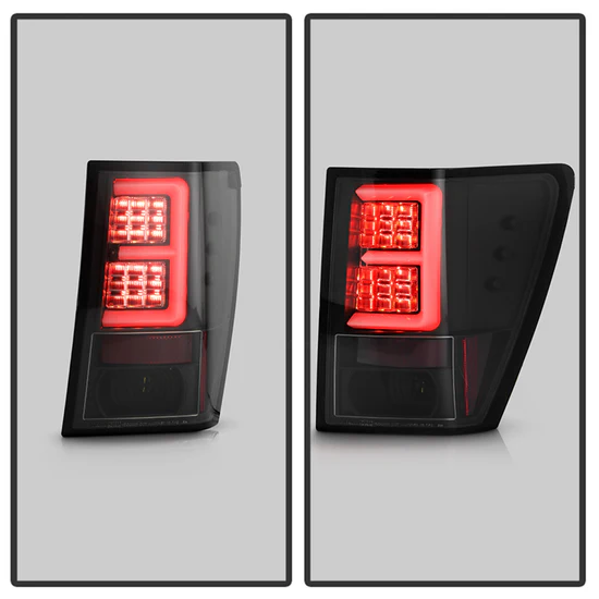 Fits ( Spyder ) Jeep Grand Cherokee 07-10 Light Bar LED Tail Lights - Black - Image 3