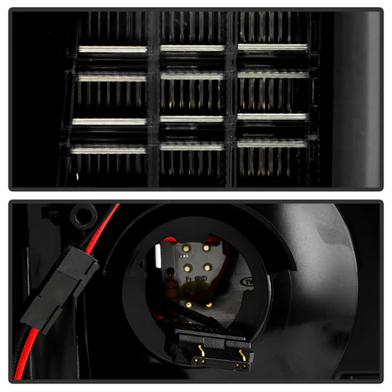 Fits ( Spyder ) Jeep Grand Cherokee 07-10 Light Bar LED Tail Lights - Black Smoke - Image 7