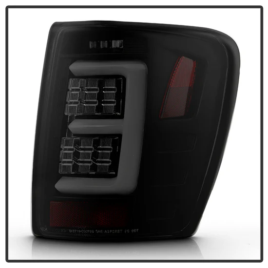 Fits ( Spyder ) Jeep Grand Cherokee 99-04 Light Bar LED Tail Lights Version 3 - Black Smoke - Image 9