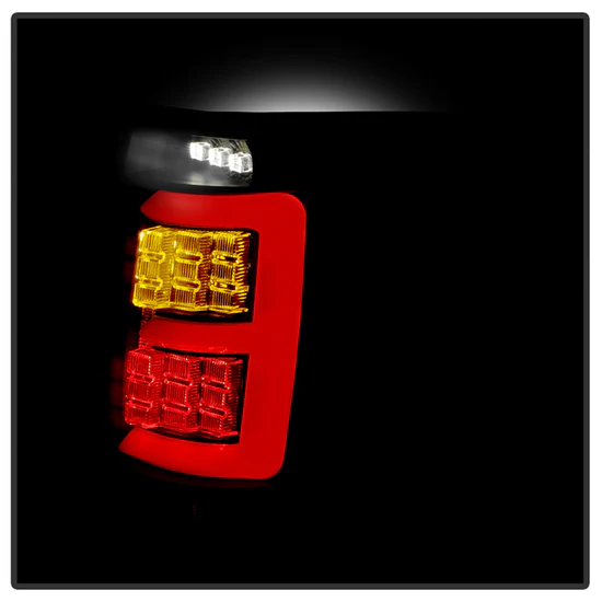 Fits ( Spyder ) Jeep Grand Cherokee 99-04 Light Bar LED Tail Lights Version 3 - Black Smoke - Image 5