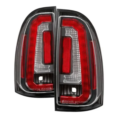 Fits Toyota Tacoma 05-15 LED Tail Lights (not compatible with factory equipped led tail lights) - Black