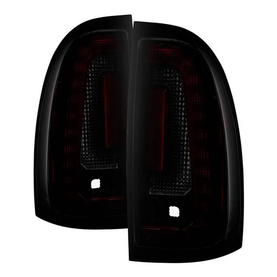 Fits Toyota Tacoma 05-15 LED Tail Lights (not compatible with factory equipped led tail lights) - Black Smoke