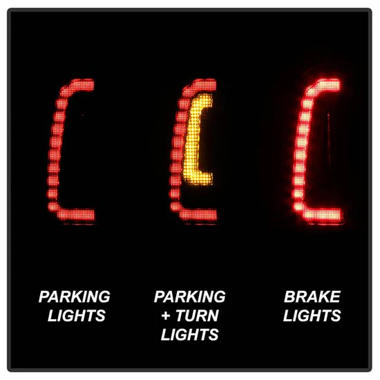 Fits Toyota Tacoma 05-15 LED Tail Lights (not compatible with factory equipped led tail lights) - Black Smoke - Image 8