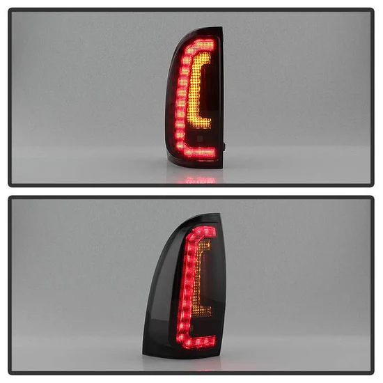 Fits Toyota Tacoma 05-15 LED Tail Lights (not compatible with factory equipped led tail lights) - Black Smoke - Image 2