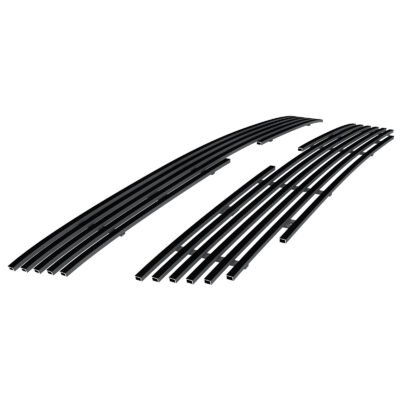 Fits 2004-2012 Chevy Colorado Not For Extreme Main Upper Black Stainless Steel Billet Grille