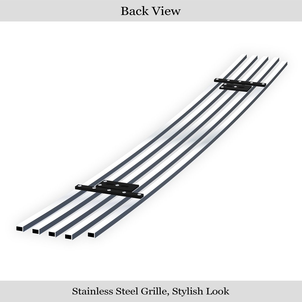 Fits 2004-2012 Chevy Colorado Not for Extreme/2004-2012 GMC Canyon Lower Bumper Stainless Steel Billet Grille - Image 2