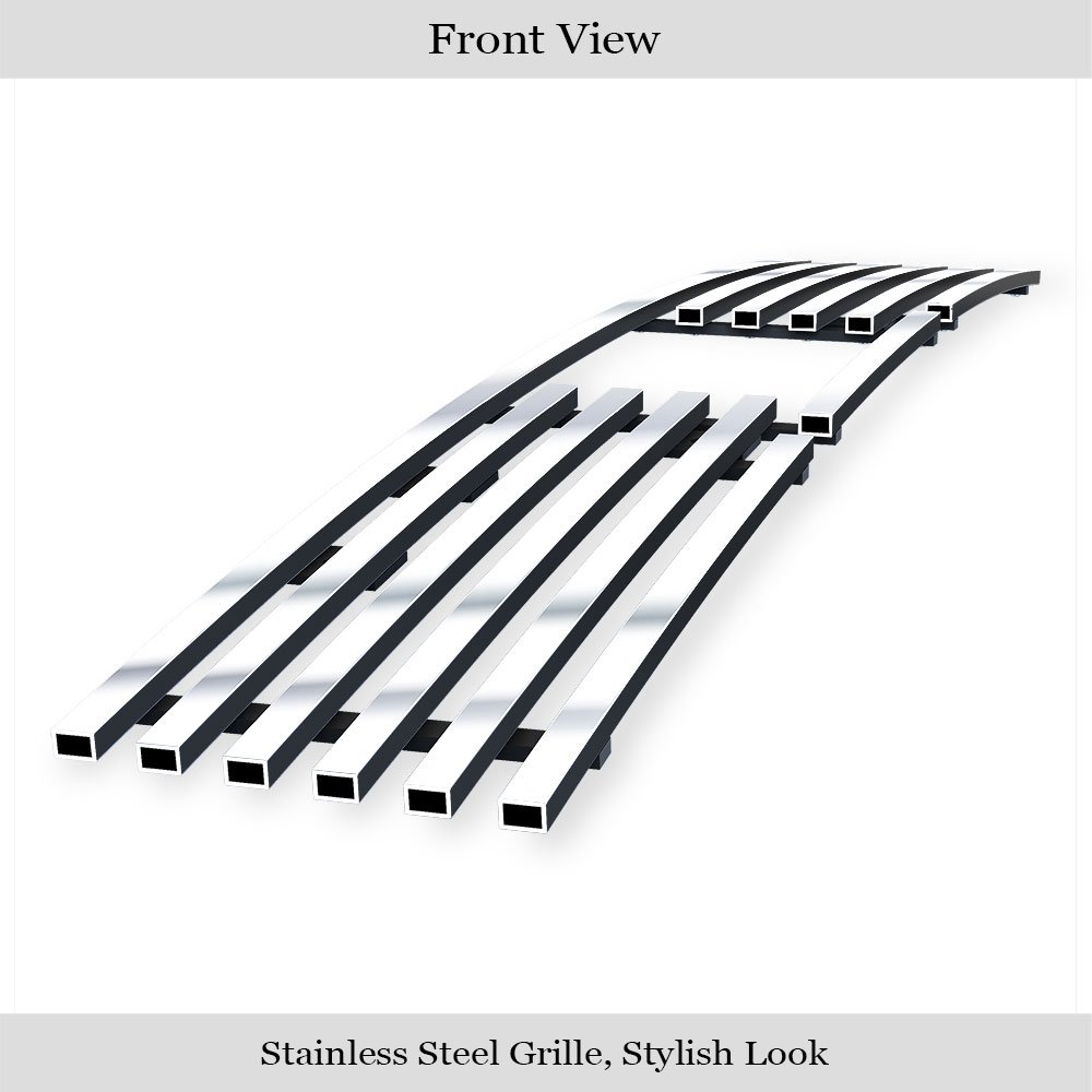 Fits 2019-2023 Ford Ranger With Adaptive Cruise Control Lower Bumper Stainless Steel Billet Grille