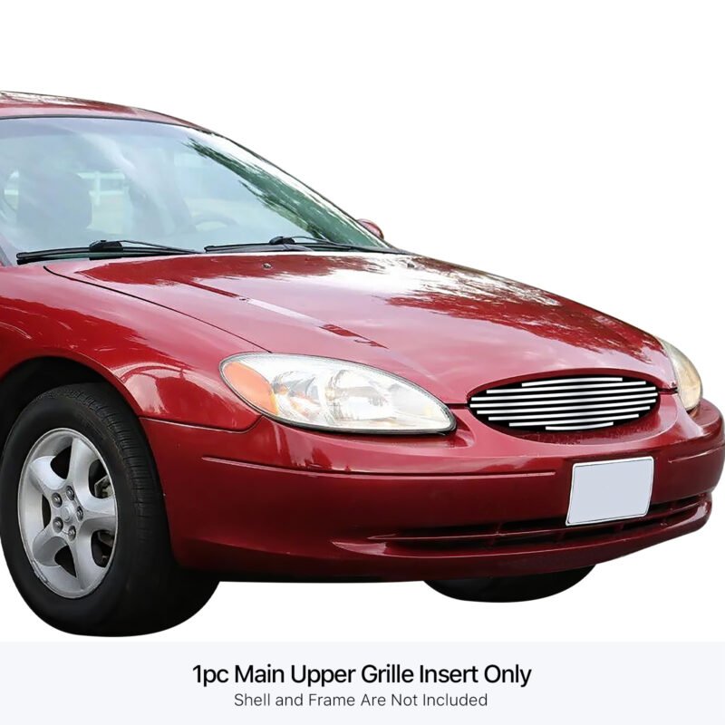Fits 2000-2003 Ford Taurus Main Upper Stainless Steel Billet Grille - Image 3