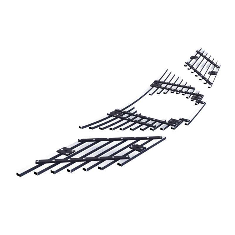 Fits 2014-2016 Nissan Rogue Main Upper Stainless Steel Billet Grille - Image 2