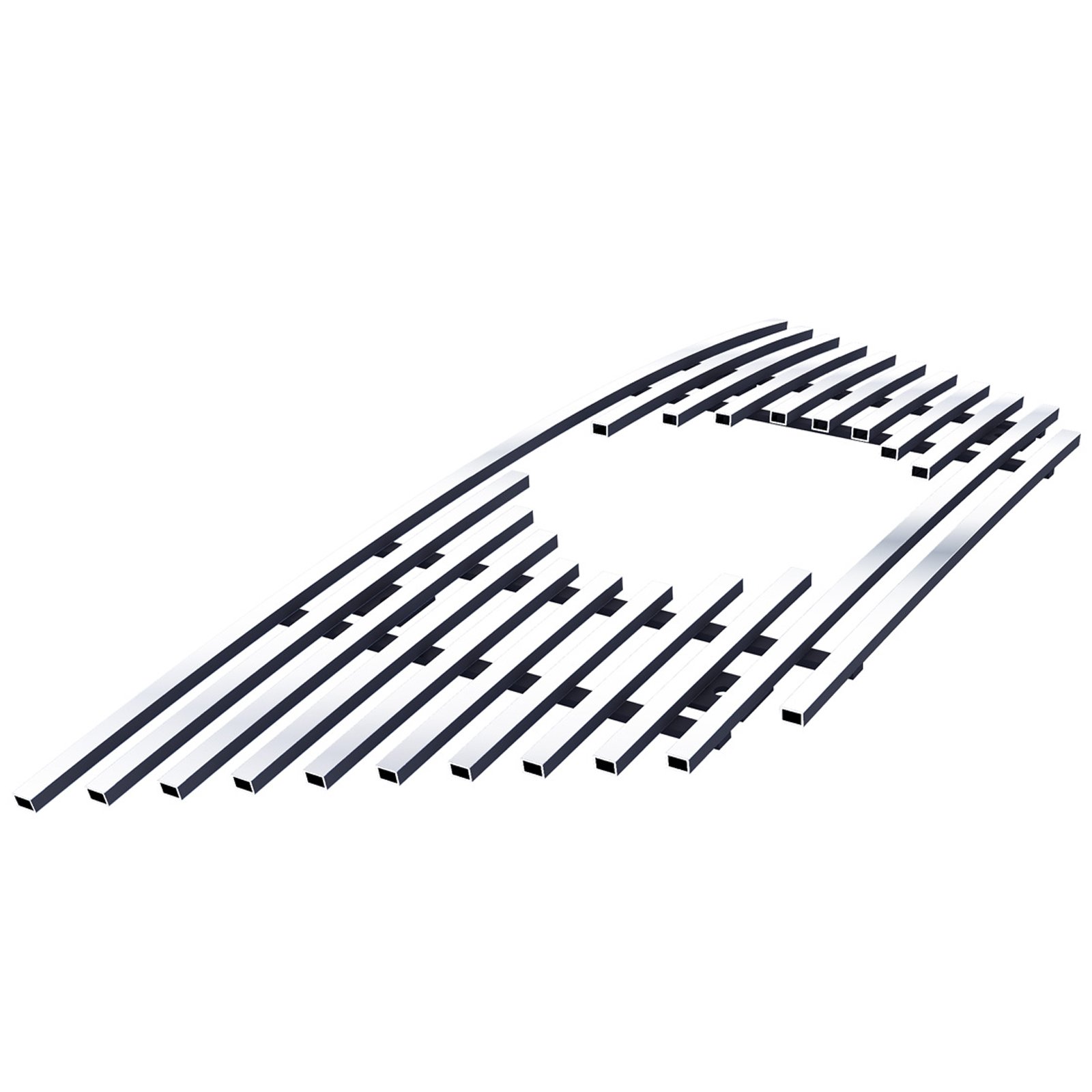 Fits 2017-2020 Nissan Rogue Main Upper Stainless Steel Billet Grille